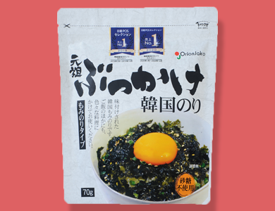 ぶっかけ韓国のり